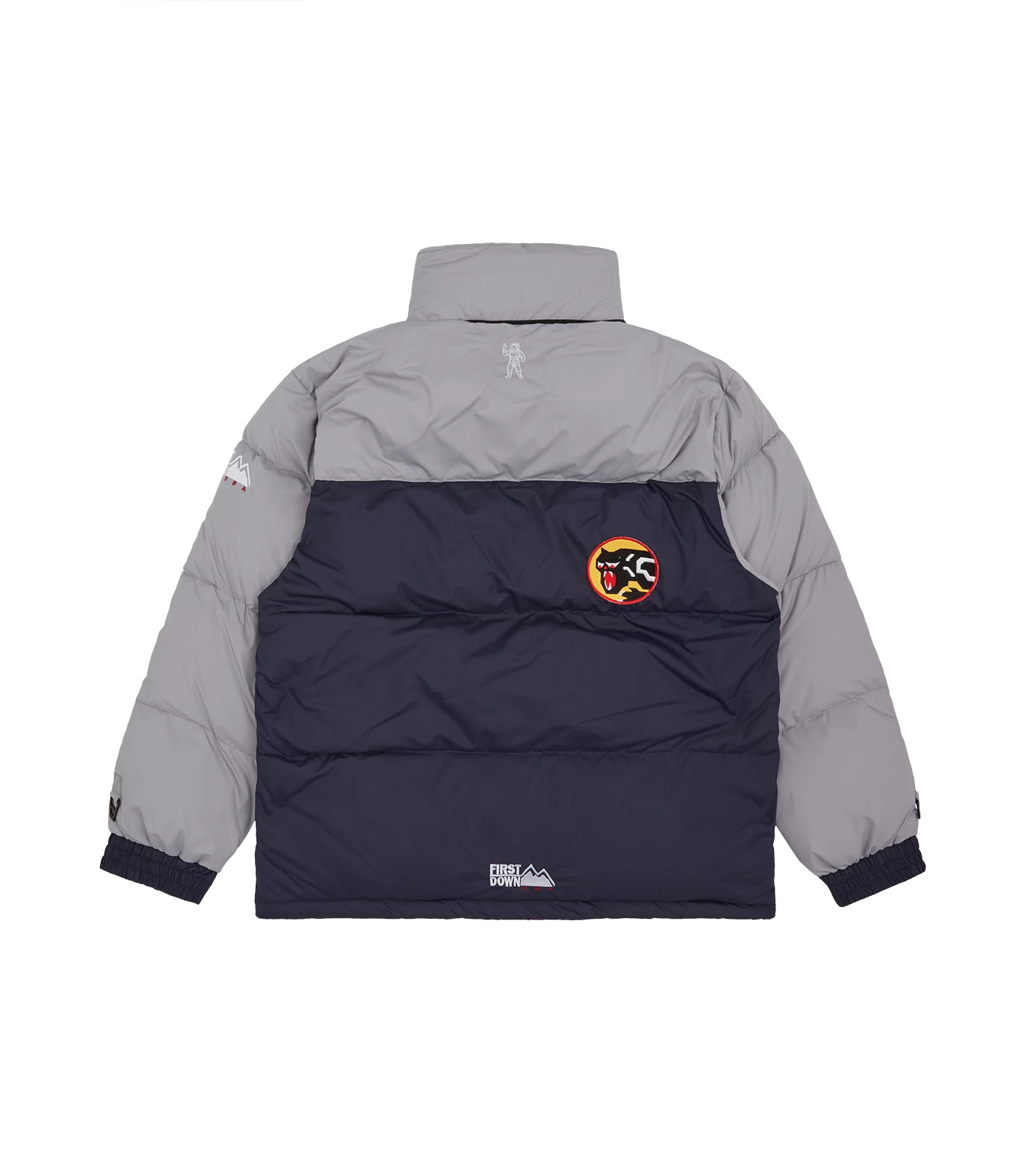 BILLIONAIRE BOYS CLUB X FIRST DOWN BUGGY DOWN JACKET - GREY/NAVY 4 BILLIONAIRE BOYS CLUB X FIRST DOWN BUGGY DOWN JACKET - GREY/NAVY - Image 4