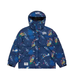 BILLIONAIRE BOYS CLUB X FIRST DOWN BUGGY DOWN JACKET - SPACE