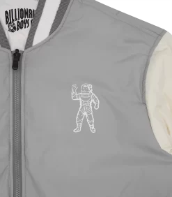 BILLIONAIRE BOYS CLUB X FIRST DOWN REVERSIBLE MA-1 - GREY/PINK -Fashion Style Shop BBCJP225SX005 GREY PINK 03