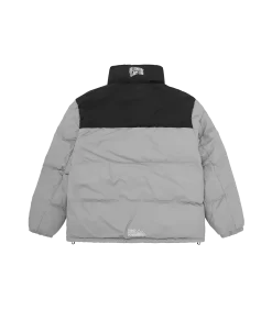 FIRST DOWN REVERSIBLE BUBBLE DOWN JACKET - BLUE/GREY 18 FIRST DOWN REVERSIBLE BUBBLE DOWN JACKET - BLUE/GREY -Fashion Style Shop BBCJP233X0004 GREYBLUE 02