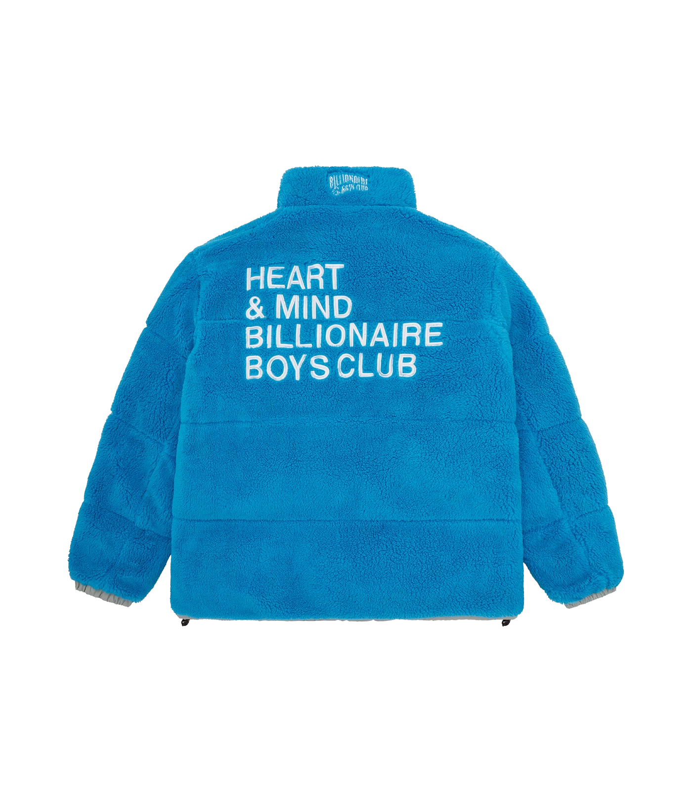 FIRST DOWN REVERSIBLE BUBBLE DOWN JACKET - BLUE/GREY 2 FIRST DOWN REVERSIBLE BUBBLE DOWN JACKET - BLUE/GREY - Image 2