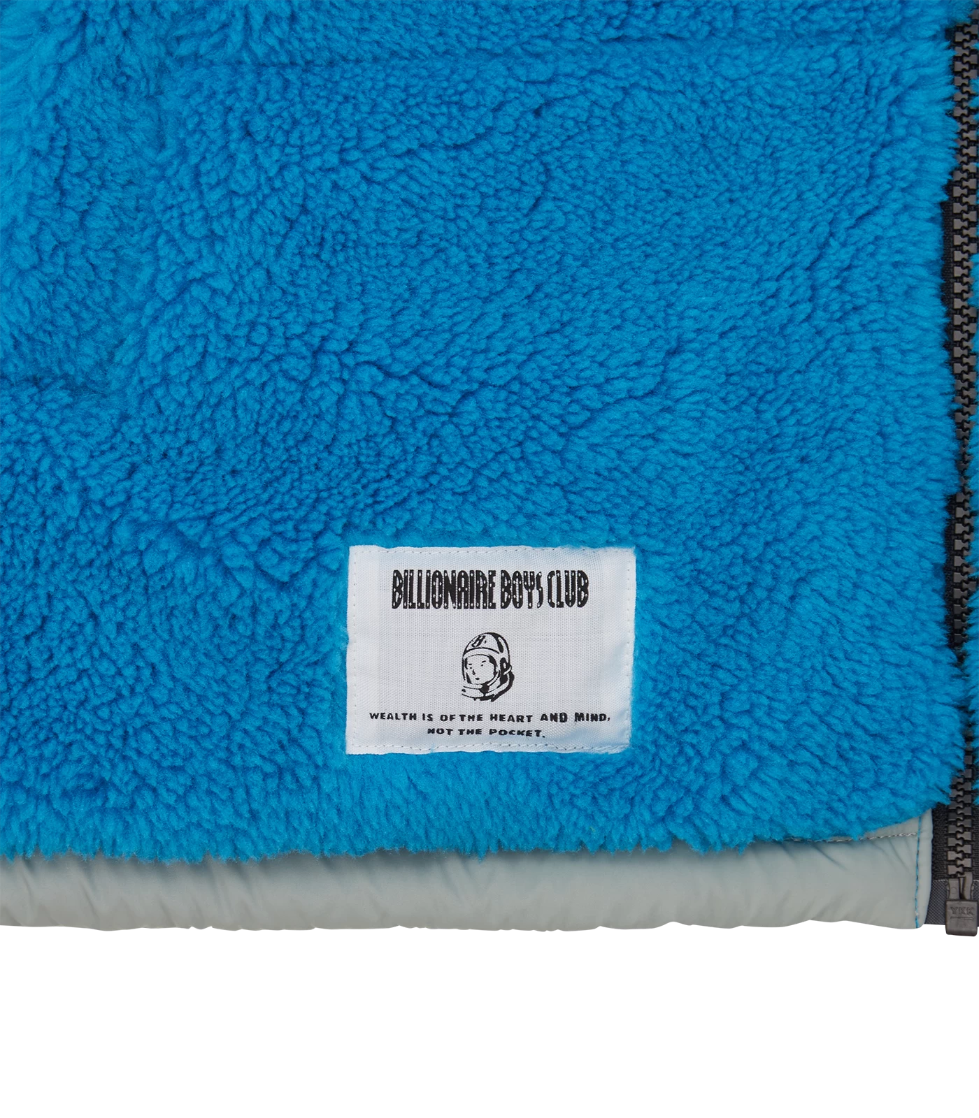 FIRST DOWN REVERSIBLE BUBBLE DOWN JACKET - BLUE/GREY 4 FIRST DOWN REVERSIBLE BUBBLE DOWN JACKET - BLUE/GREY - Image 4