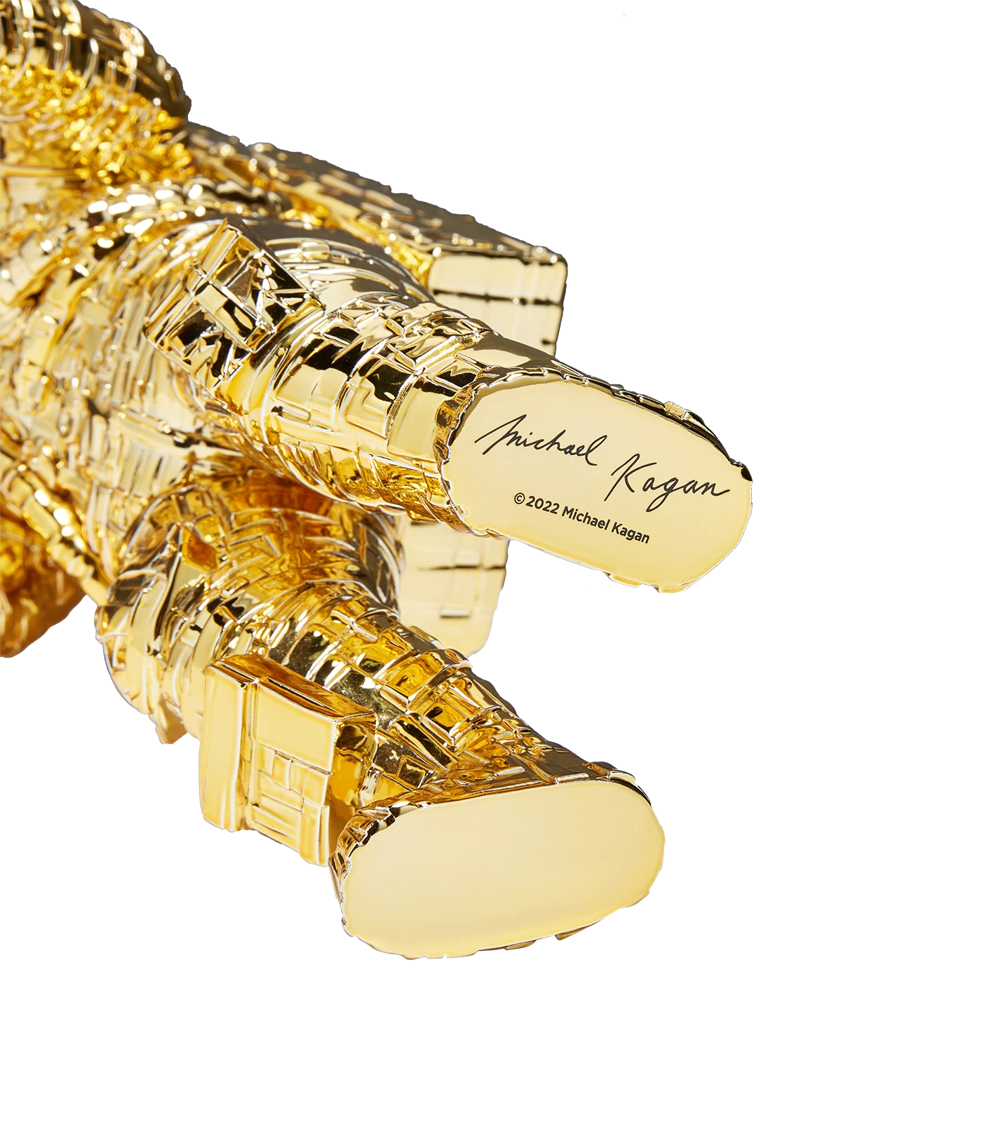 BBC X MICHAEL KAGAN ASTRONAUT FIGURE - GOLD 6 BBC X MICHAEL KAGAN ASTRONAUT FIGURE - GOLD - Image 6