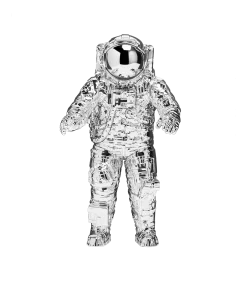 BBC X MICHAEL KAGAN ASTRONAUT FIGURE - CHROME
