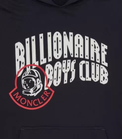 CLASSIC LOGOS HOODIE -Fashion Style Shop BBCxMONCLER HOODIE NAVY 03