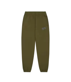 SMALL ARCH LOGO SWEATPANTS - OLIVE