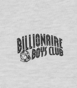 SMALL ARCH LOGO SHORTS - HEATHER ASH -Fashion Style Shop BC002 HEATHERASH 03