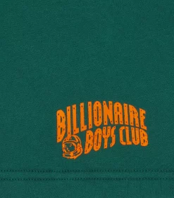 SMALL ARCH LOGO SHORTS - FOREST GREEN -Fashion Style Shop BC002 KELLYGREEN 03