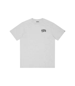 SMALL ARCH LOGO T-SHIRT - HEATHER ASH
