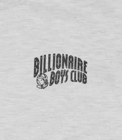 SMALL ARCH LOGO T-SHIRT - HEATHER ASH -Fashion Style Shop BC003 HEATHERASH 01 3