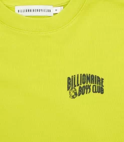 SMALL ARCH LOGO CREWNECK - ACID YELLOW -Fashion Style Shop BC004 ACID YELLOW 03