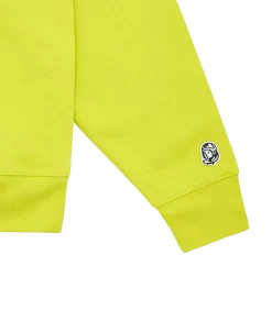 SMALL ARCH LOGO CREWNECK - ACID YELLOW -Fashion Style Shop BC004 ACID YELLOW 04