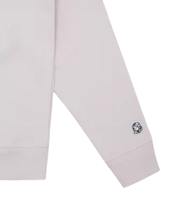 SMALL ARCH LOGO CREWNECK - LILAC -Fashion Style Shop BC004 PURPLE 04