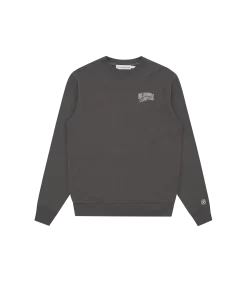 SMALL ARCH LOGO CREWNECK - SPACE GREY