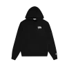 SMALL ARCH LOGO POPOVER HOOD - BLACK