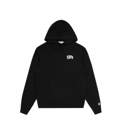 SMALL ARCH LOGO POPOVER HOOD - BLACK