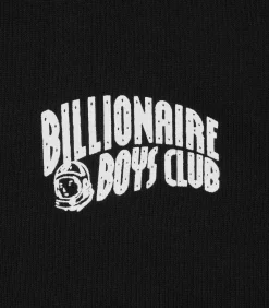 SMALL ARCH LOGO POPOVER HOOD - BLACK -Fashion Style Shop BC005 BLACK 03