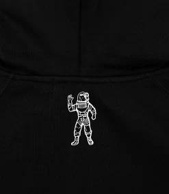 SMALL ARCH LOGO ZIP THROUGH HOOD - BLACK -Fashion Style Shop BC006 BLACK 00009