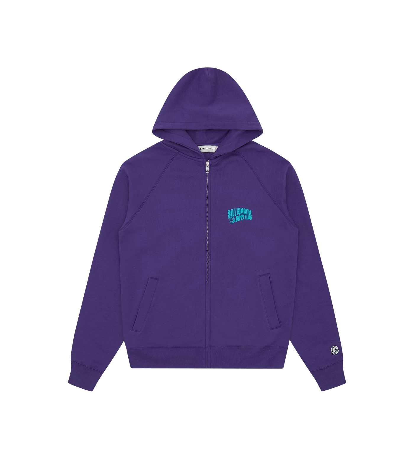 SMALL ARCH LOGO ZIP THROUGH - GRAPE 1 SMALL ARCH LOGO ZIP THROUGH - GRAPE