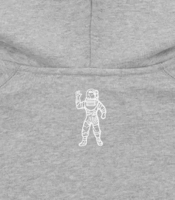 SMALL ARCH LOGO ZIP THROUGH - HEATHER GREY -Fashion Style Shop BC006 HEATHER GREY 05