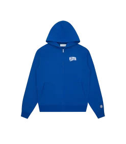 SMALL ARCH LOGO ZIP THROUGH - ROYAL BLUE