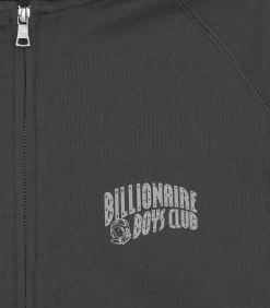 SMALL ARCH LOGO ZIP THROUGH - SPACE GREY -Fashion Style Shop BC006 SPACE GREY 03