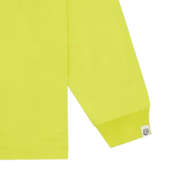 SMALL ARCH LOGO L/S T-SHIRT - ACID YELLOW -Fashion Style Shop BC007 ACID YELLOW 04
