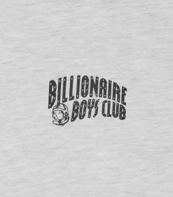 SMALL ARCH LOGO L/S T-SHIRT - HEATHER ASH -Fashion Style Shop BC007 HEATHERASH 01 3