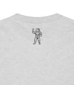 SMALL ARCH LOGO L/S T-SHIRT - HEATHER ASH -Fashion Style Shop BC007 HEATHERASH 01 5