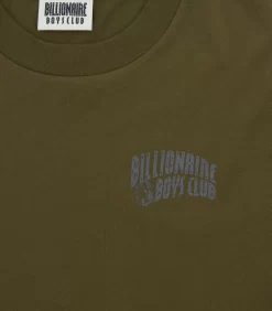 SMALL ARCH LOGO L/S T-SHIRT - OLIVE 7 SMALL ARCH LOGO L/S T-SHIRT - OLIVE -Fashion Style Shop BC007 OLIVE 03