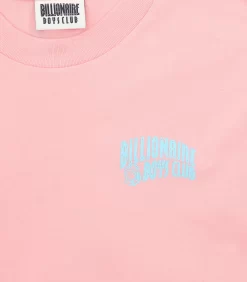 SMALL ARCH LOGO L/S T-SHIRT - PINK -Fashion Style Shop BC007 PINK 03