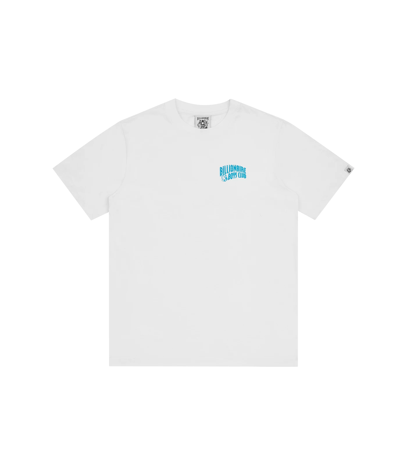 SMALL ARCH LOGO HIGHLIGHTER T-SHIRT - WHITE/BLUE 1 SMALL ARCH LOGO HIGHLIGHTER T-SHIRT - WHITE/BLUE