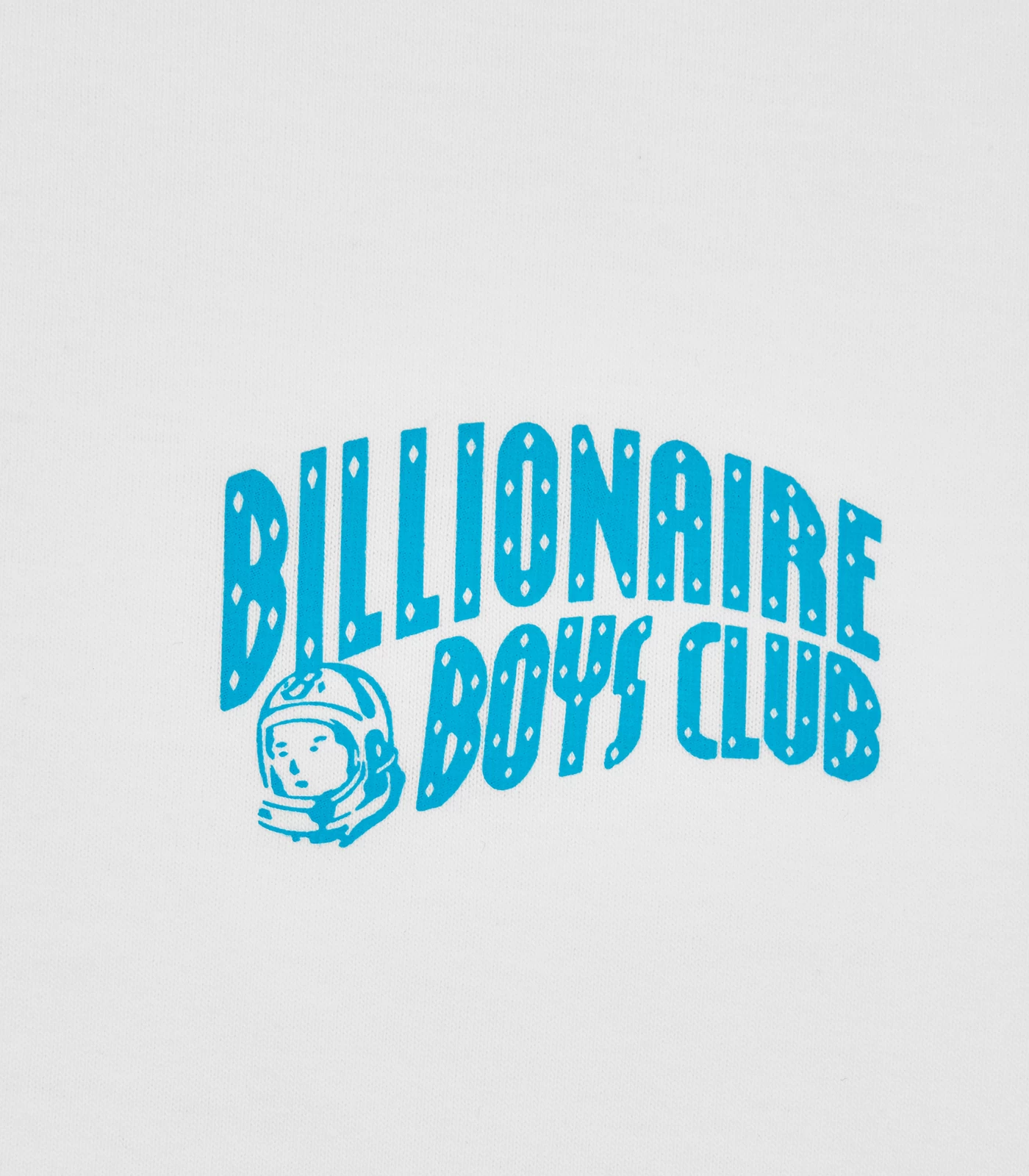 SMALL ARCH LOGO HIGHLIGHTER T-SHIRT - WHITE/BLUE 3 SMALL ARCH LOGO HIGHLIGHTER T-SHIRT - WHITE/BLUE - Image 3