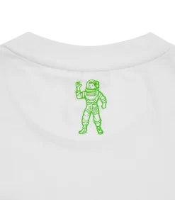 SMALL ARCH LOGO HIGHLIGHTER T-SHIRT - WHITE/GREEN -Fashion Style Shop BC008 WHITE GREEN 04