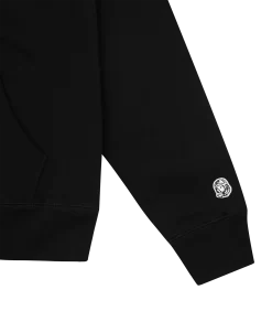 SMALL ARCH LOGO HIGHLIGHT POPOVER HOOD - BLACK/PINK -Fashion Style Shop BC011 BLACKPINK 04