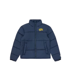 SMALL ARCH LOGO PUFFER JACKET - NAVY