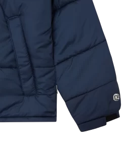 SMALL ARCH LOGO PUFFER JACKET - NAVY -Fashion Style Shop BC014 NAVY 04
