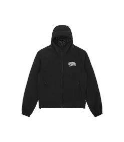 SMALL ARCH LOGO WINDBREAKER - BLACK