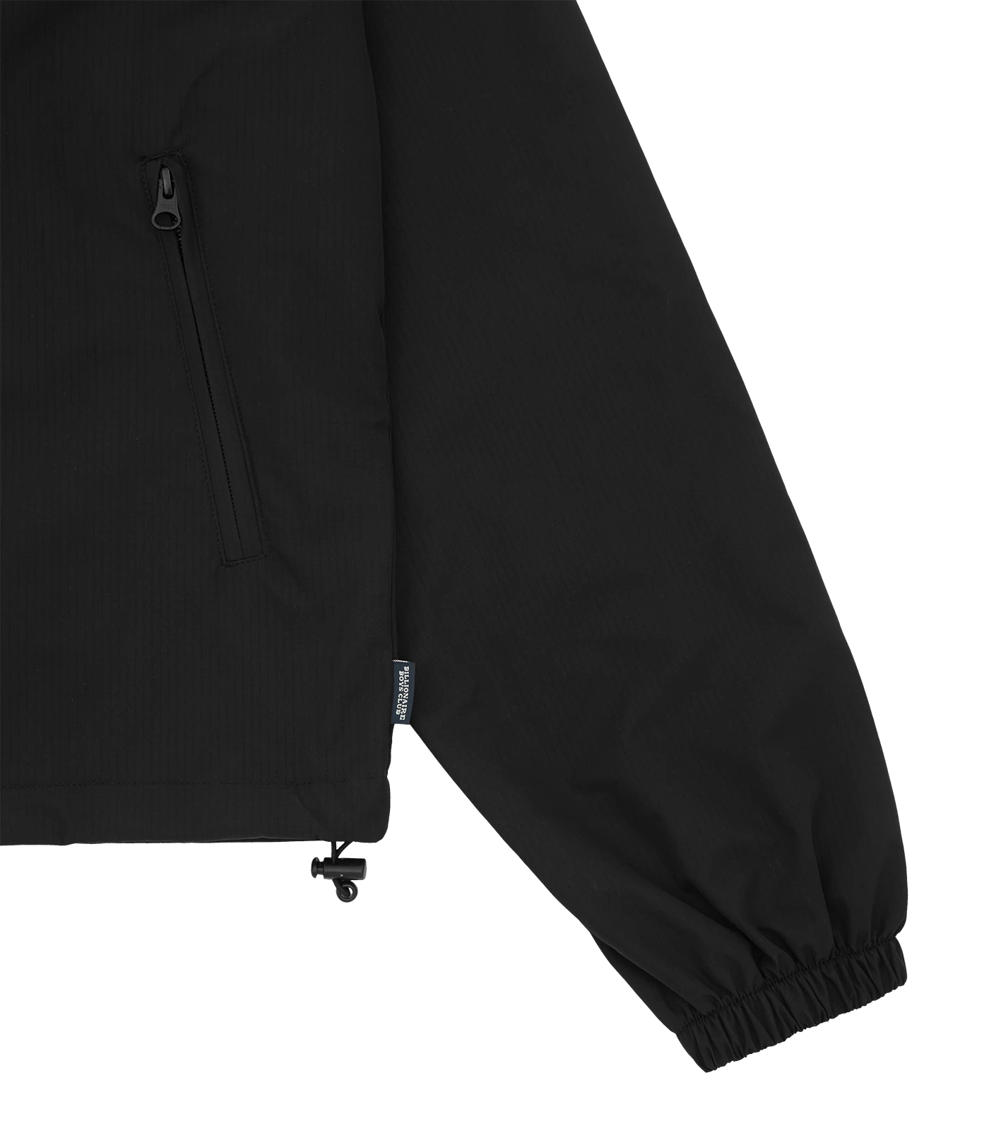 SMALL ARCH LOGO WINDBREAKER - BLACK 4 SMALL ARCH LOGO WINDBREAKER - BLACK - Image 4