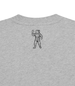 STRAIGHT LOGO T-SHIRT - HEATHER GREY -Fashion Style Shop BC025 HEATHERGREY 04