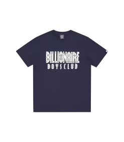 STRAIGHT LOGO T-SHIRT - NAVY