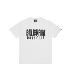 STRAIGHT LOGO T-SHIRT - WHITE