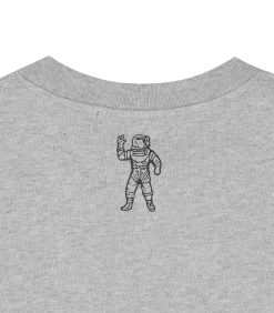 STRAIGHT LOGO CREWNECK - HEATHER GREY -Fashion Style Shop BC026 HEATHERGREY 05