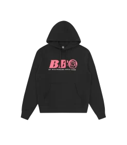 BB ASTRO SMALL LOGO POPOVER HOOD - BLACK/PINK LOGO