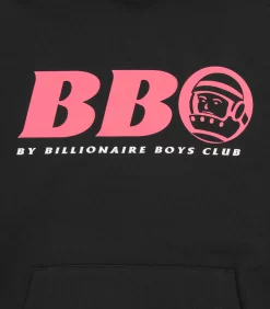 BB ASTRO SMALL LOGO POPOVER HOOD - BLACK/PINK LOGO -Fashion Style Shop BJD23208 BLACKPINK 03