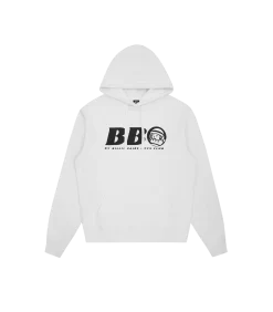 ASTRO SMALL LOGO POPOVER HOOD - WHITE