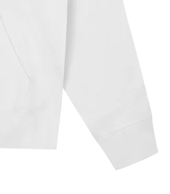 ASTRO SMALL LOGO POPOVER HOOD - WHITE -Fashion Style Shop BJD23208 WHITE 04