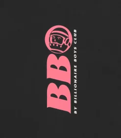 BB ASTRO REPEAT LOGO T-SHIRT - BLACK/PINK LOGO -Fashion Style Shop BJD23215 BLACKPINK 01 3