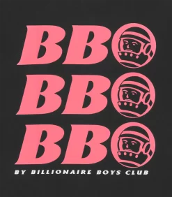 BB ASTRO REPEAT LOGO T-SHIRT - BLACK/PINK LOGO -Fashion Style Shop BJD23215 BLACKPINK 01 4