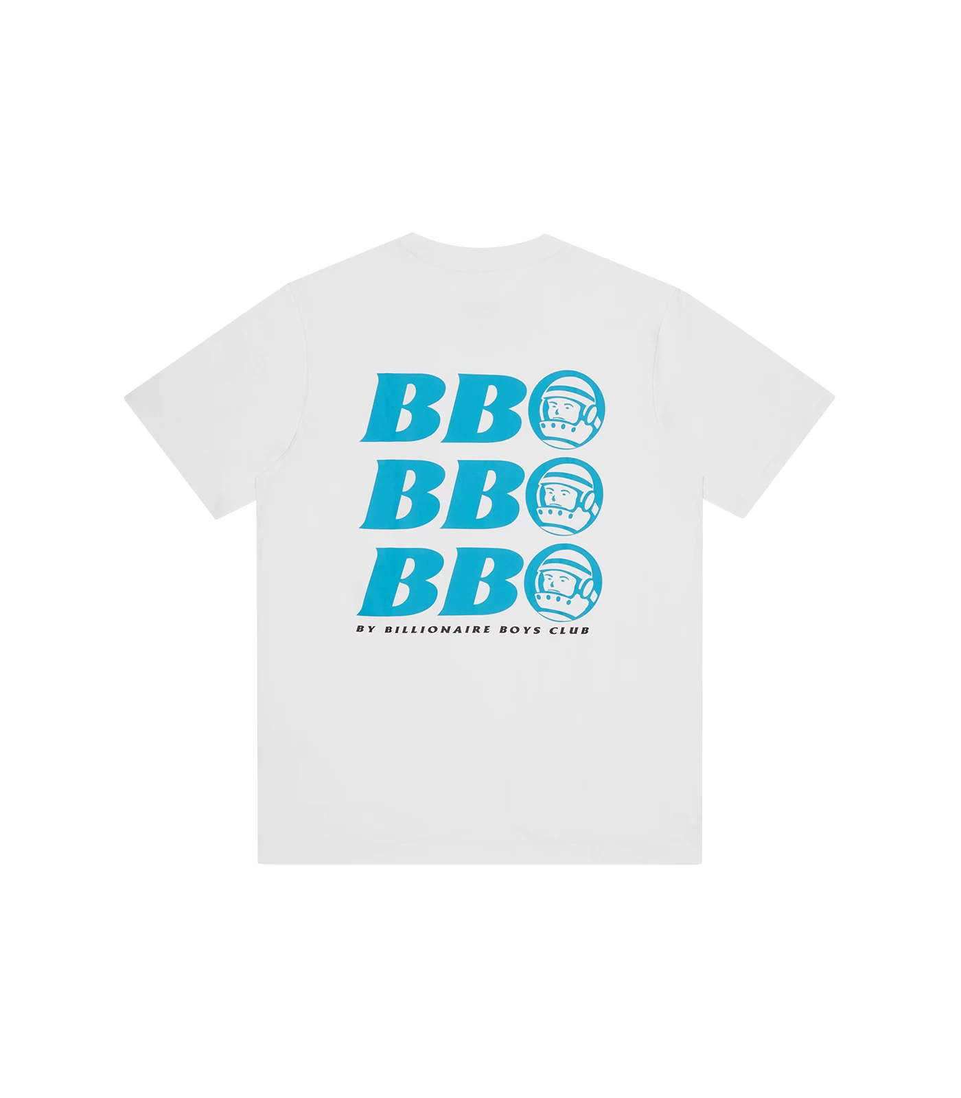 BB ASTRO REPEAT LOGO T-SHIRT - WHITE/BLUE LOGO 2 BB ASTRO REPEAT LOGO T-SHIRT - WHITE/BLUE LOGO - Image 2